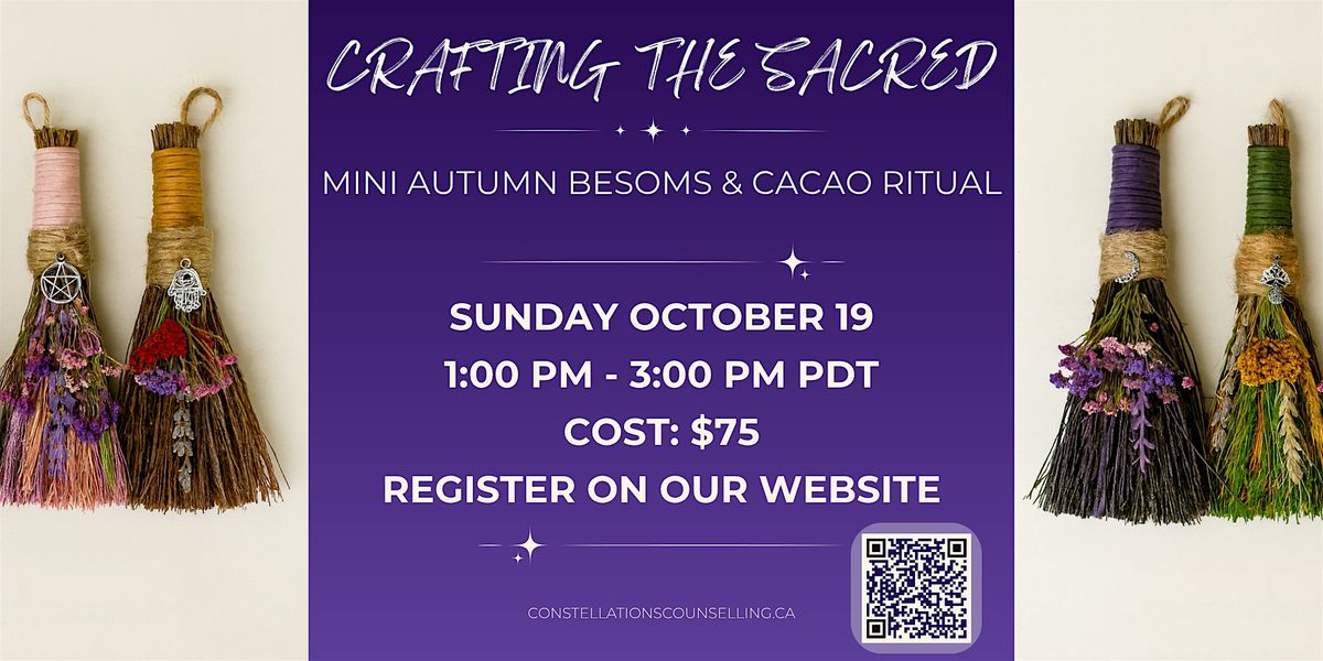 Mini Autumn Besoms and Cacao Ritual