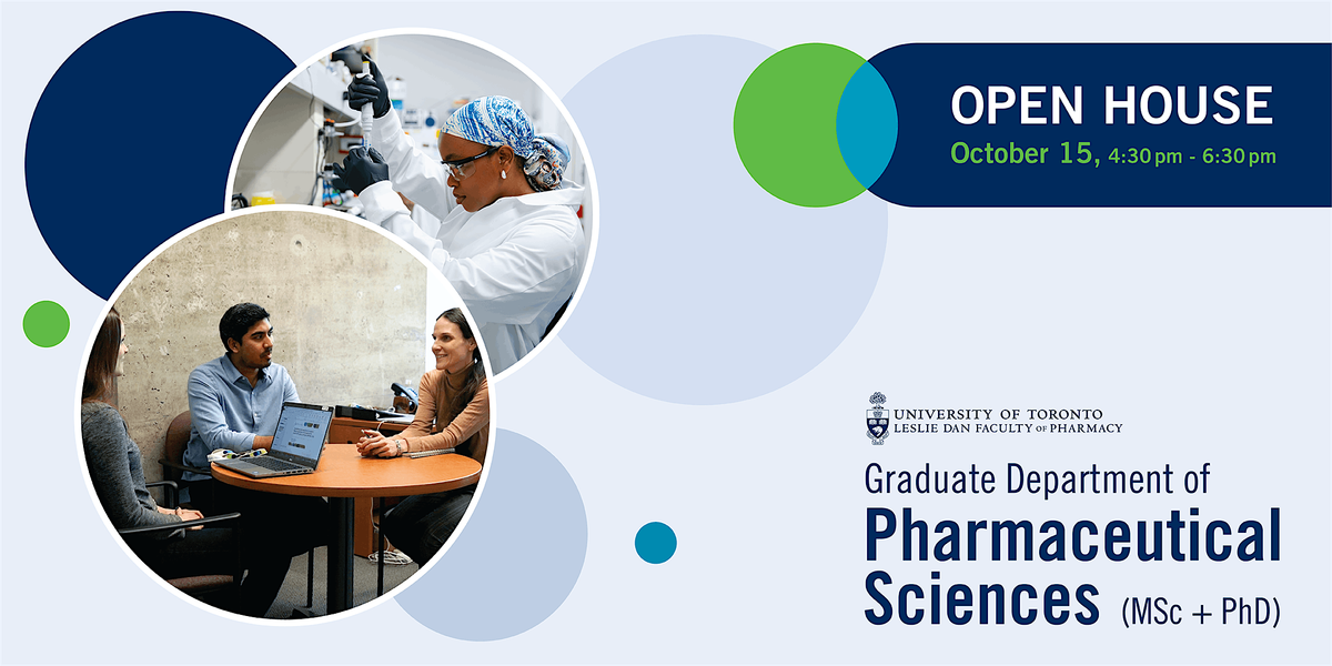 APPLICANT OPEN HOUSE Graduate Department of Pharmaceutical Sciences