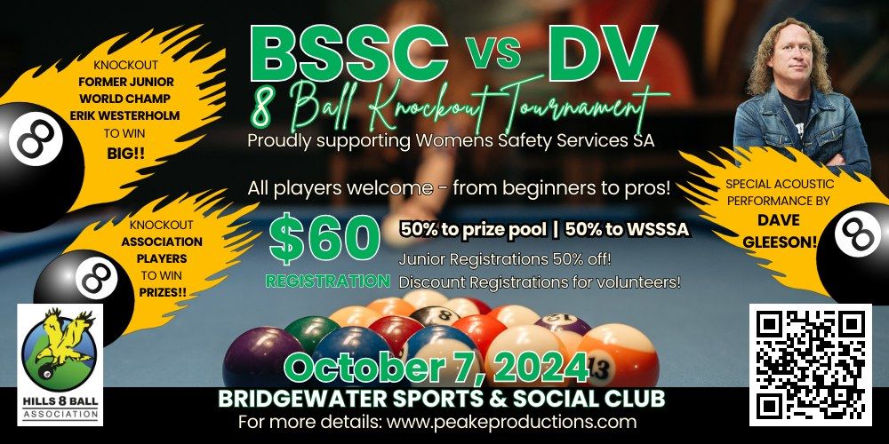 BSSC vs DV - 8 Ball Knockout Tournament Fundraiser for WSSSA