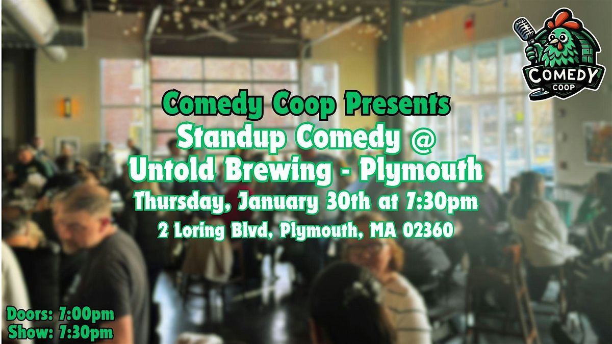 Comedy Coop Presents: Stand Up Comedy @ Untold Brewing