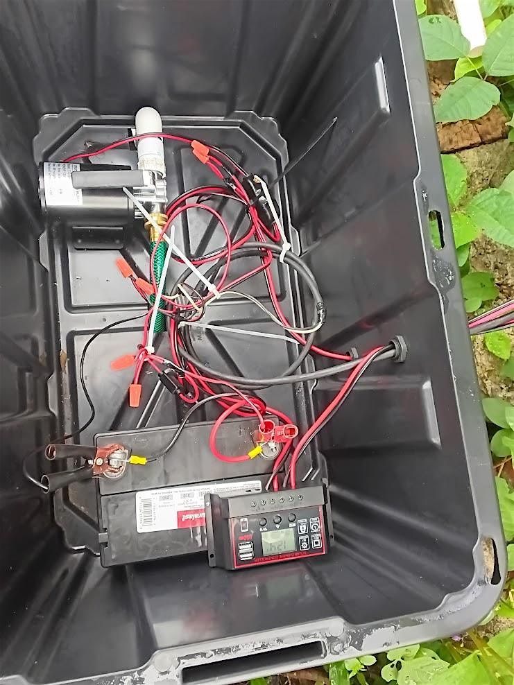DEMO: Solar Powered Rain Barrel Irrigation System at the GRC