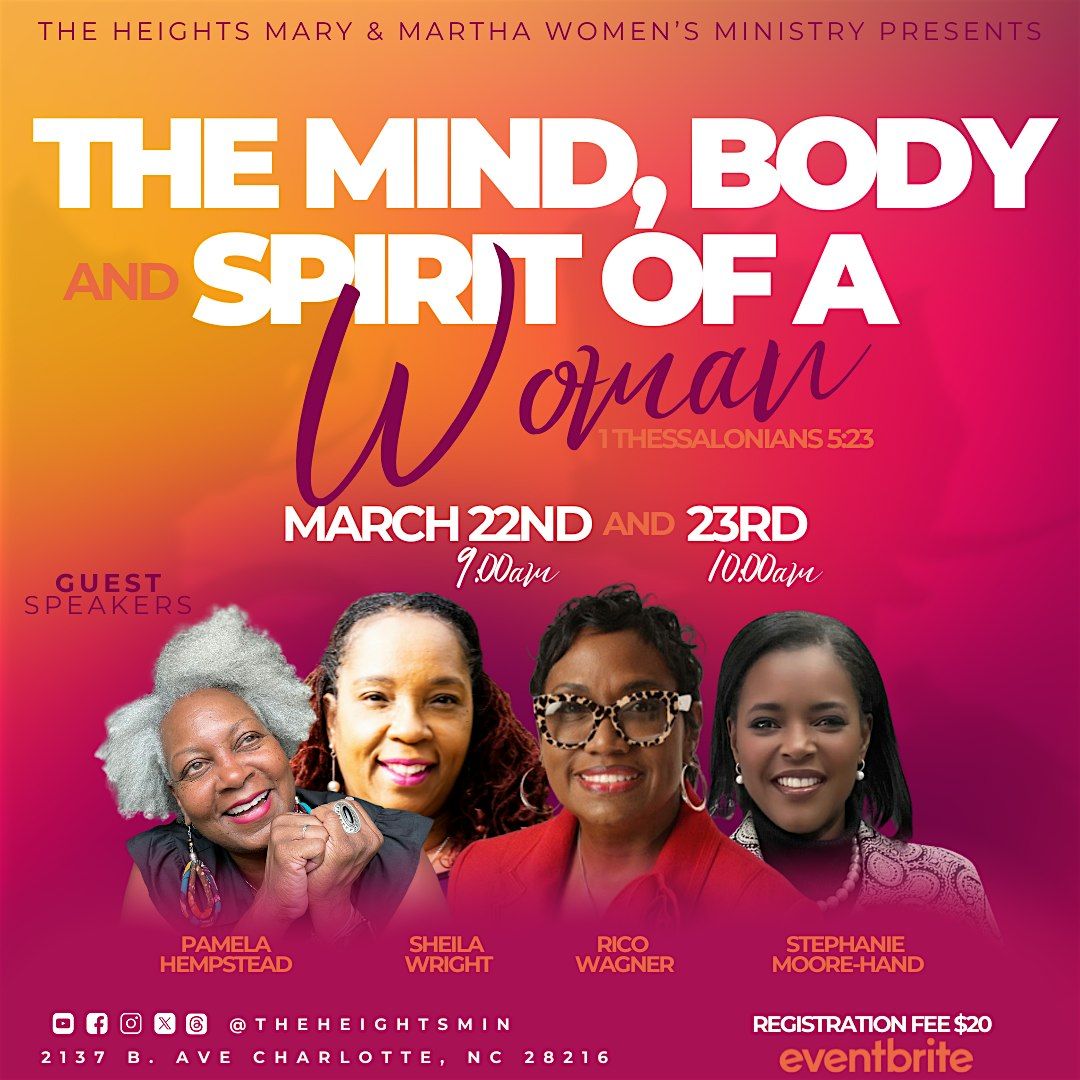 2025 Women\u2019s Conference: The Mind, Body and Spirit of A Woman