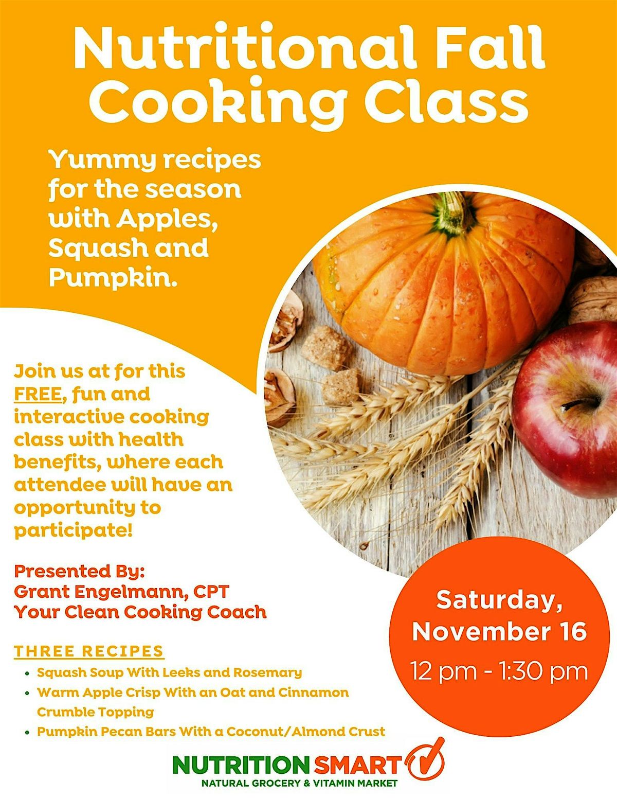 Fall Cooking Class