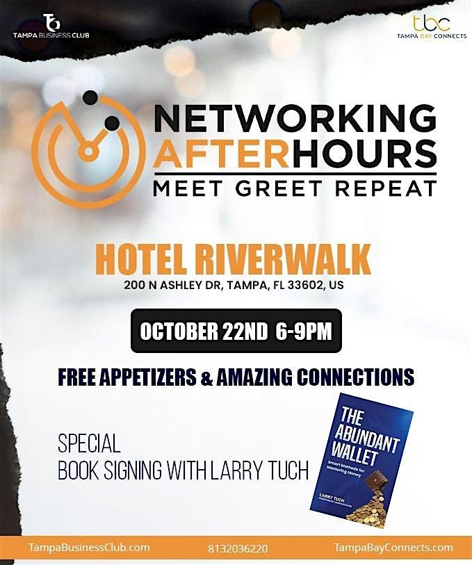 NETWORKING AFTER-HOURS & BOOK SIGNING (FREE APPETIZERS)