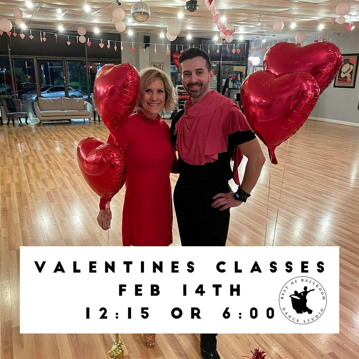 Valentines Couples Afternoon Dance Class