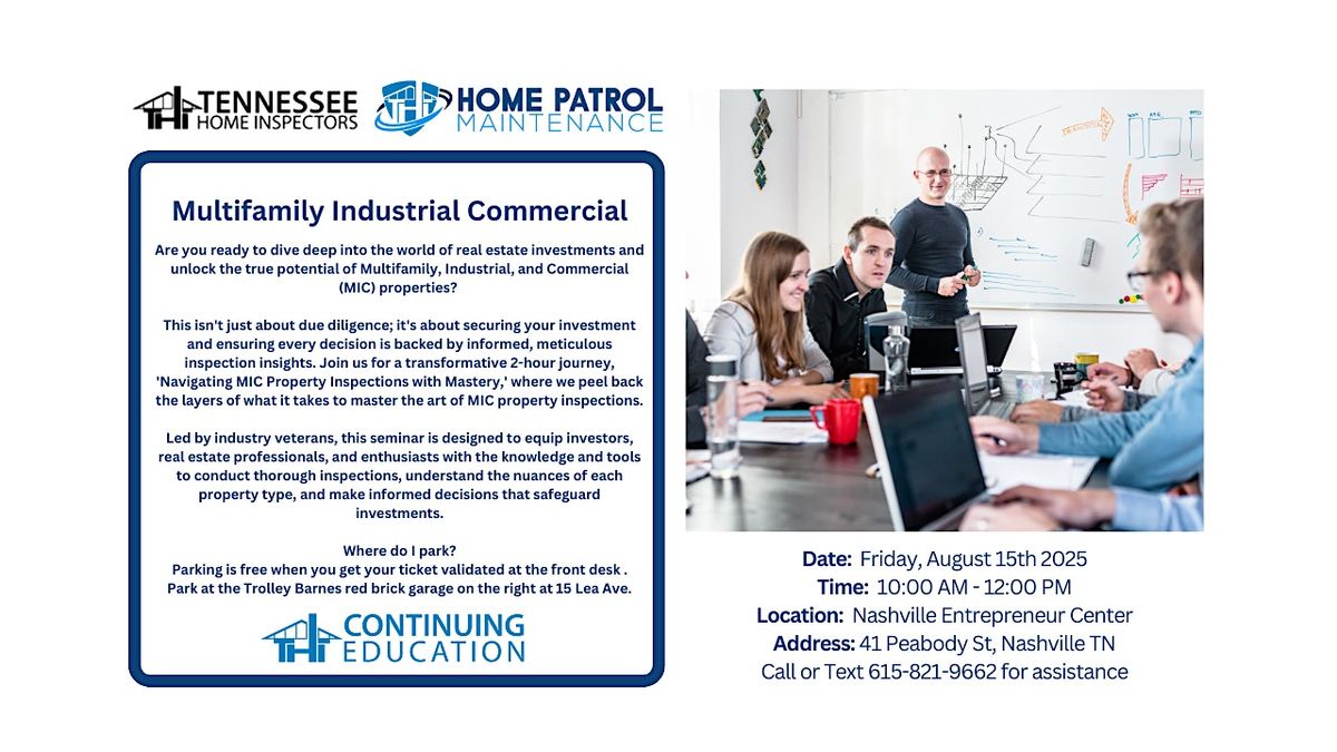 FUN CE Lunch & Learn Multifamily Industrial Commercial