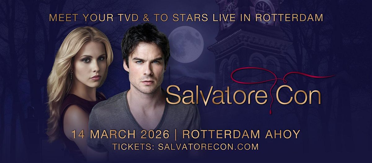 Salvatore Con Rotterdam 2026 - Admission & Extras - ALL IN ONE SHOP
