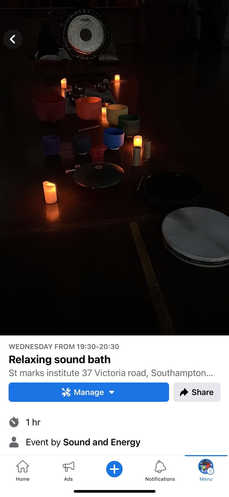 Sound bath 