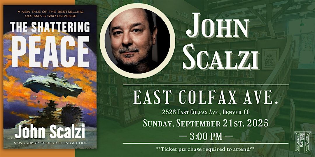 John Scalzi Live at Tattered Cover Colfax