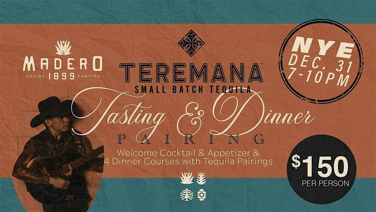 New Year's Eve Teremana Tequila Dinner Pairing