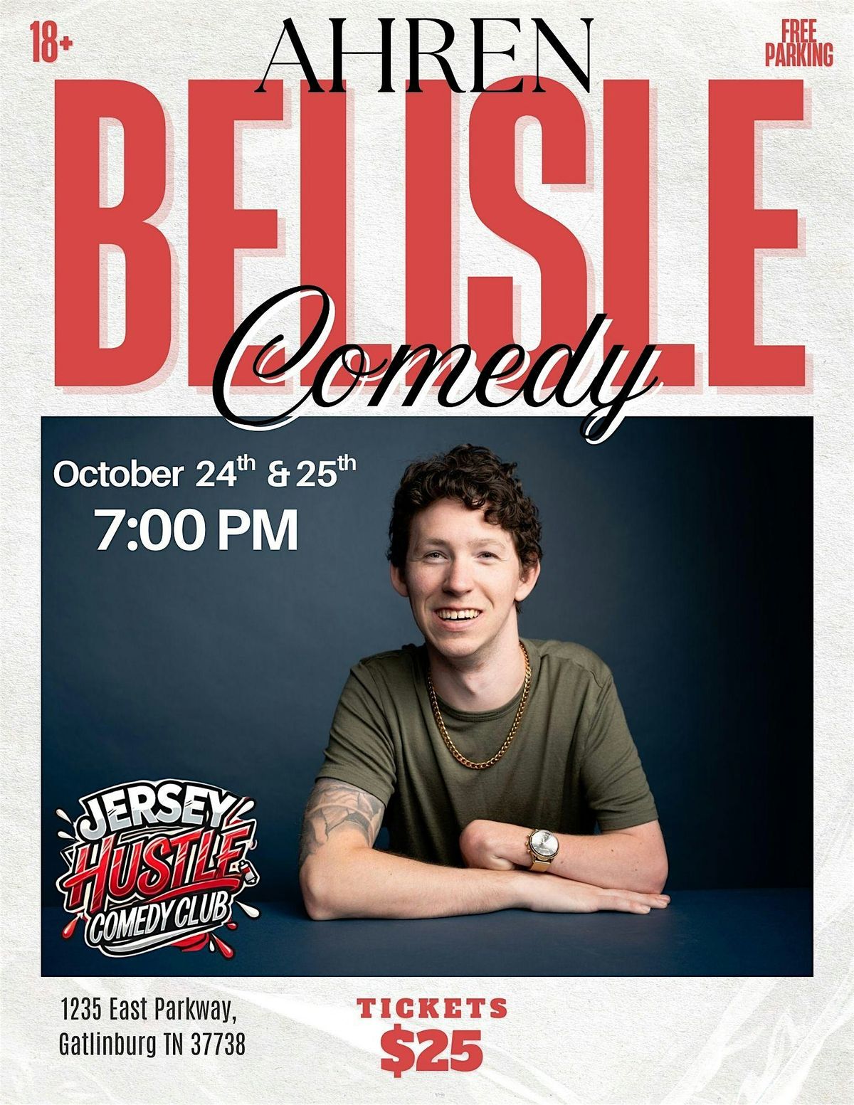 Ahren Belisle Comedy LIVE @ Jersey Hustle Comedy Club