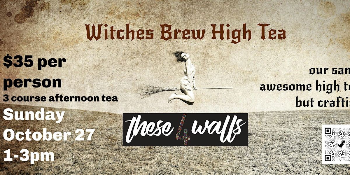 Witches Brew High Tea in the Gallery