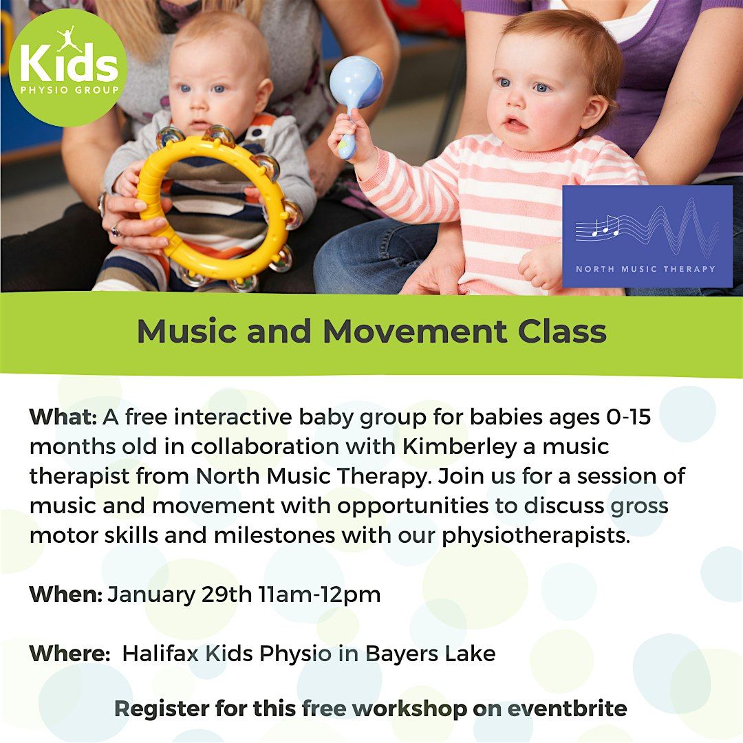 Music and Movement with Halifax Kids Physio and North Music Therapy