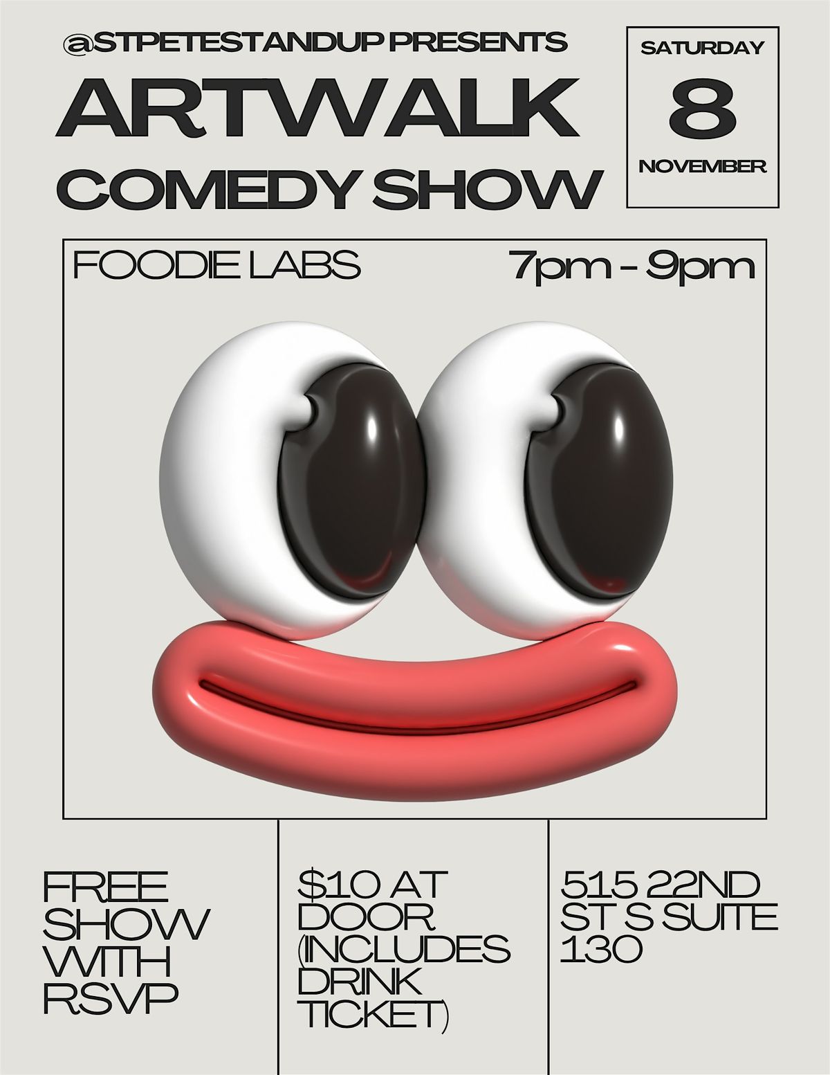 Saturday Comedy Show! FREE