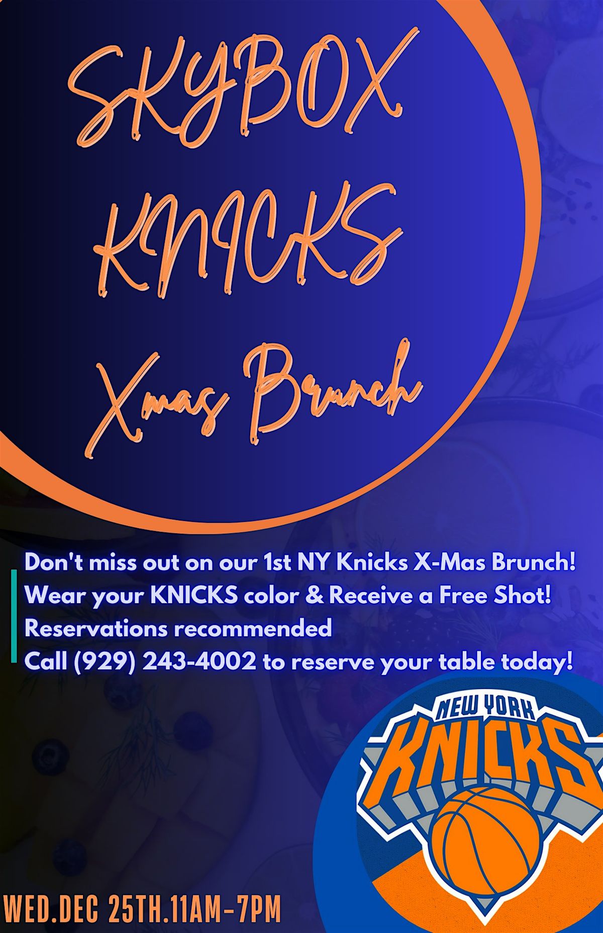 SkyBox\u2019s KNICKS X-MAS Brunch