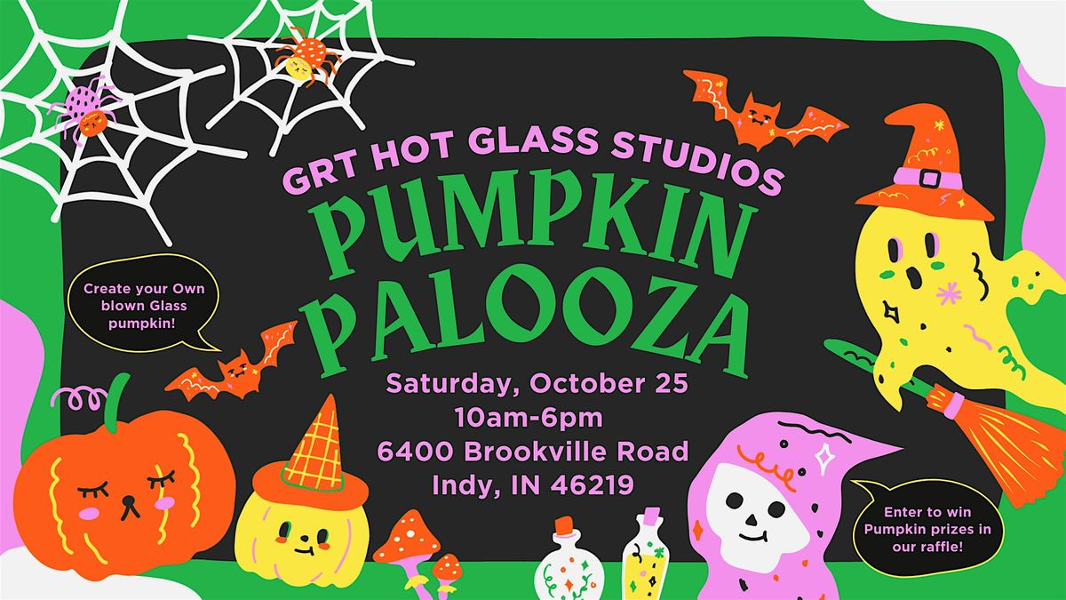 Create Your Own Blown Glass Pumpkin at our Pumpkin Palooza!