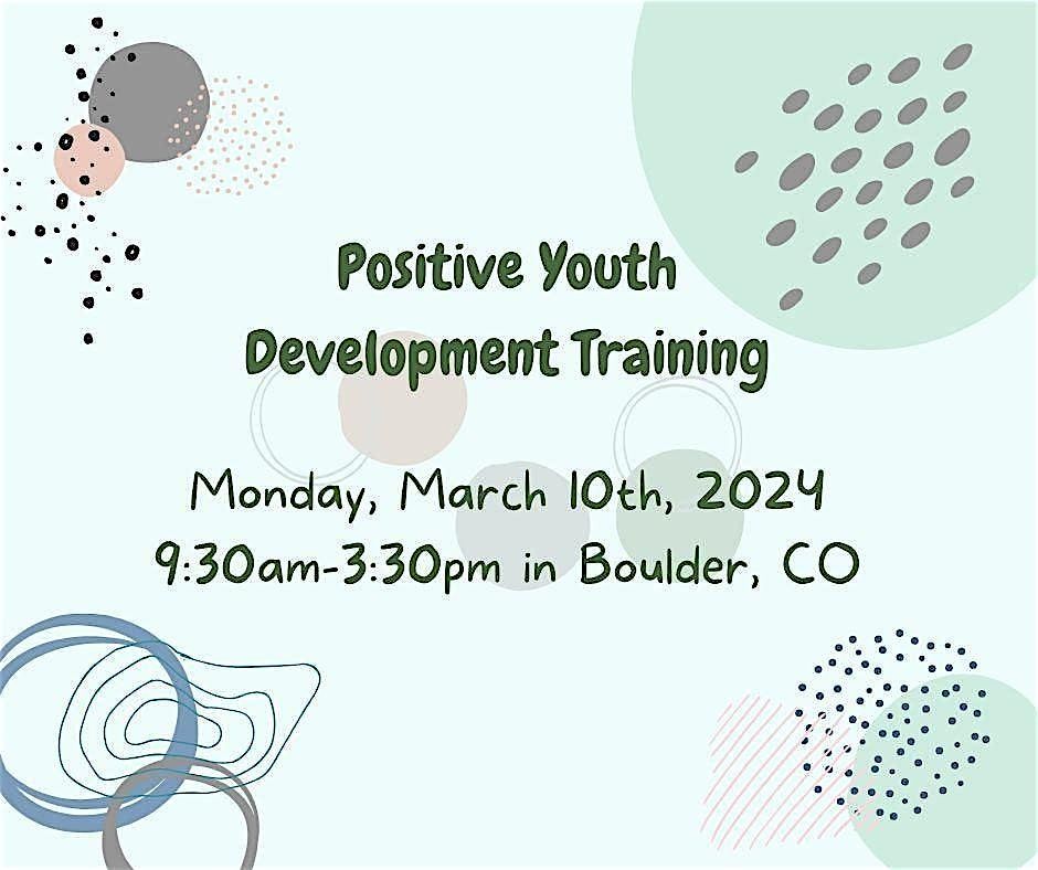 Positive Youth Development Training