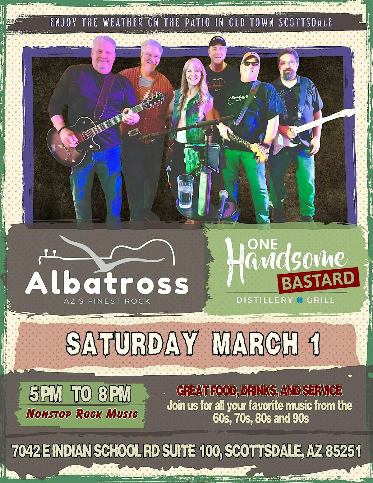 Live music with Albatros at One Handsome Bastard Distillery