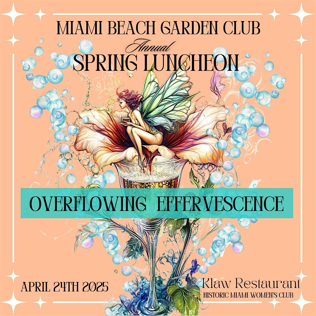 Miami Beach Garden Club Spring Luncheon