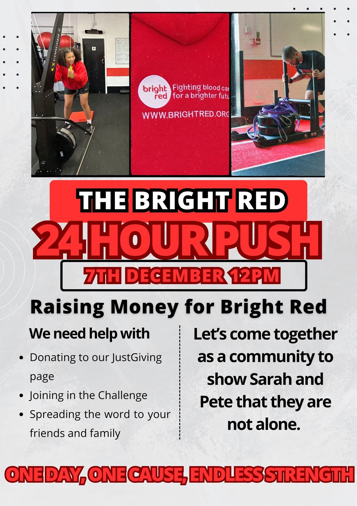 The Bright Red 24 Hour Push Challenge