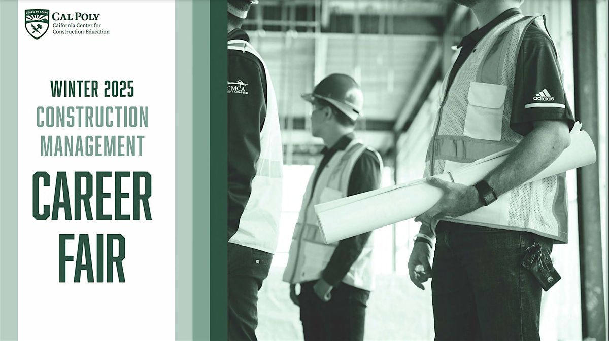 Cal Poly Construction Management Winter 2025 Career Fair