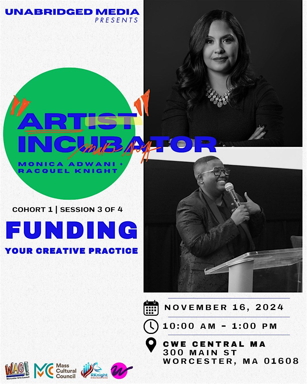 Artist Incubator Worcester: Funding Your Creative Practice!