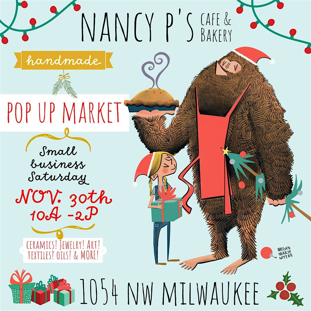 NANCY P\u2019s 11th ANNUAL HANDMADE HOLIDAY POP UP!