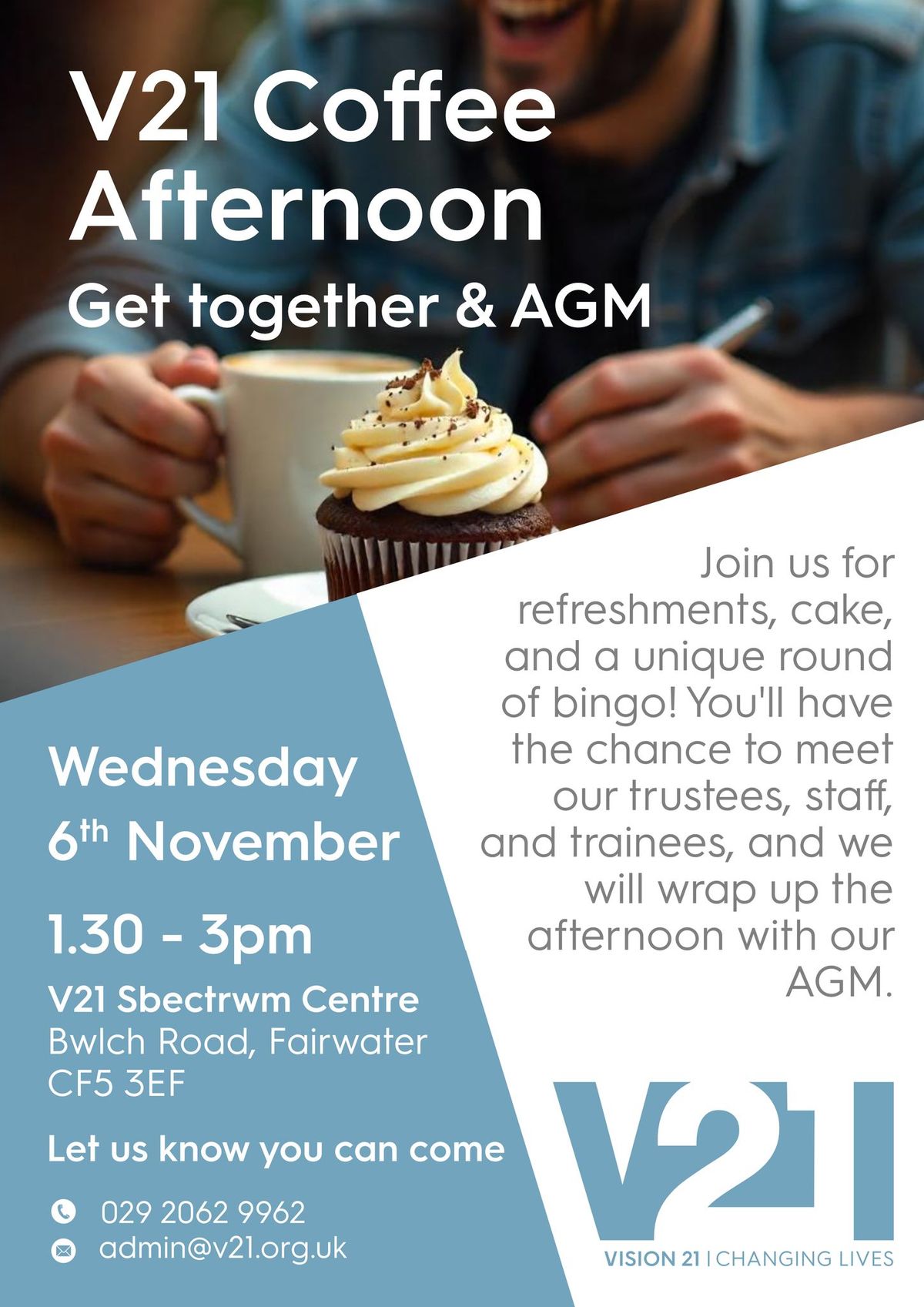 V21 Coffee Afternoon - Get together & AGM