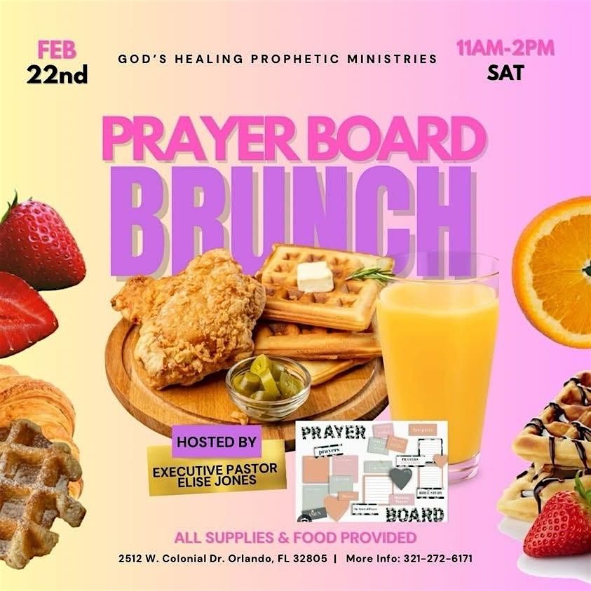 PRAYER BOARD BRUNCH