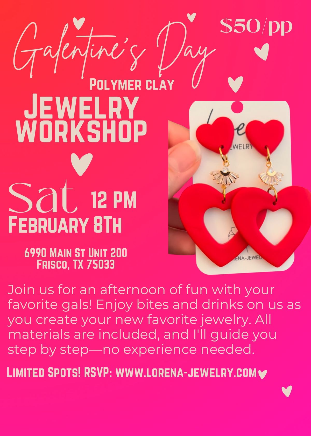 Galentine\u2019s Day Jewelry Workshop 