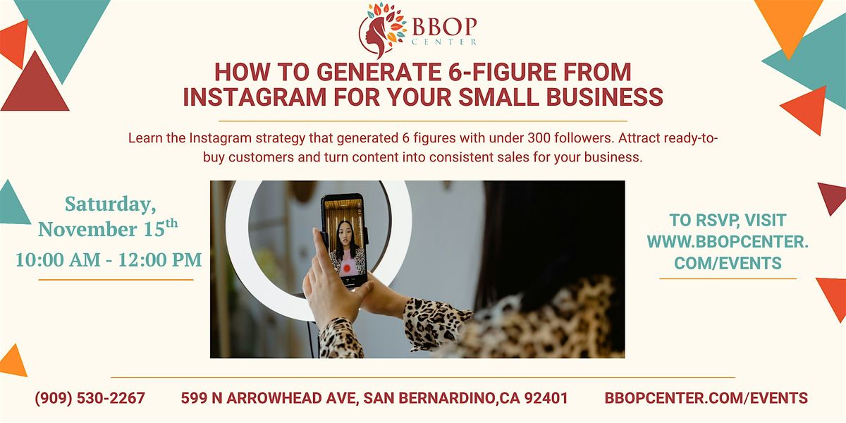 How to Generate 6-Figure from Instagram for your Small Business