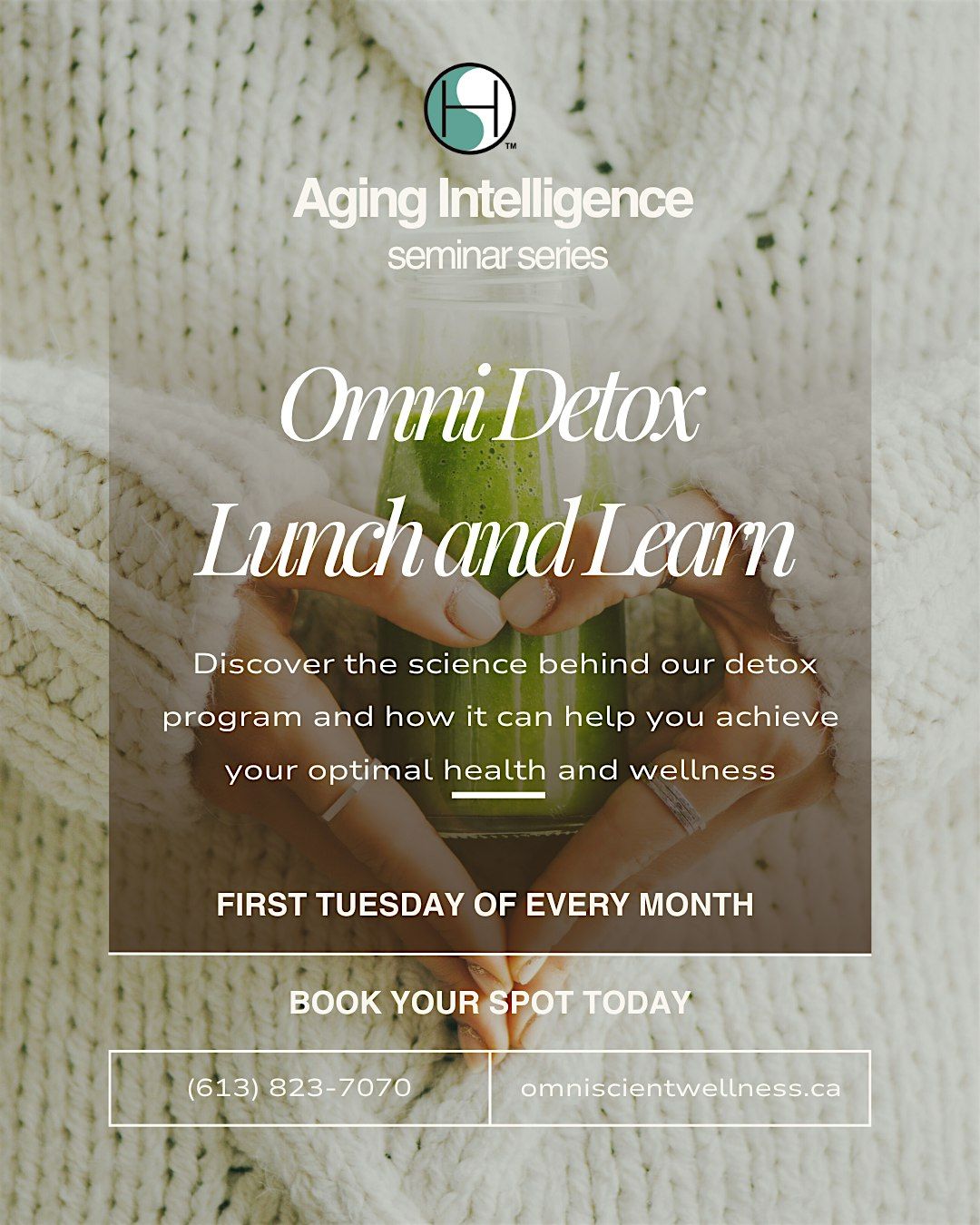 Aging Intelligently Series: October Monthly Detox Lunch and Learn