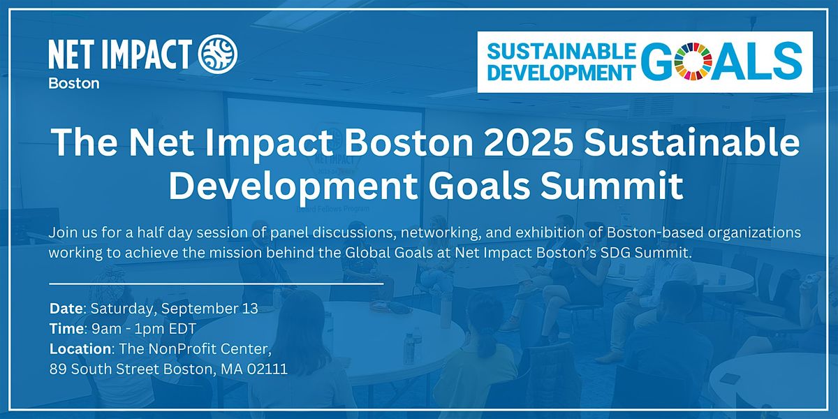 Net Impact Boston SDG Summit 2025