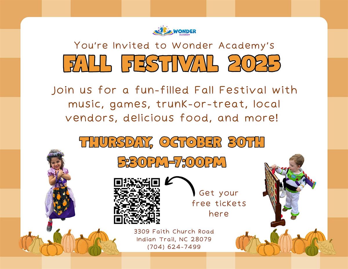 Wonder Academy's Fall Festival 2025