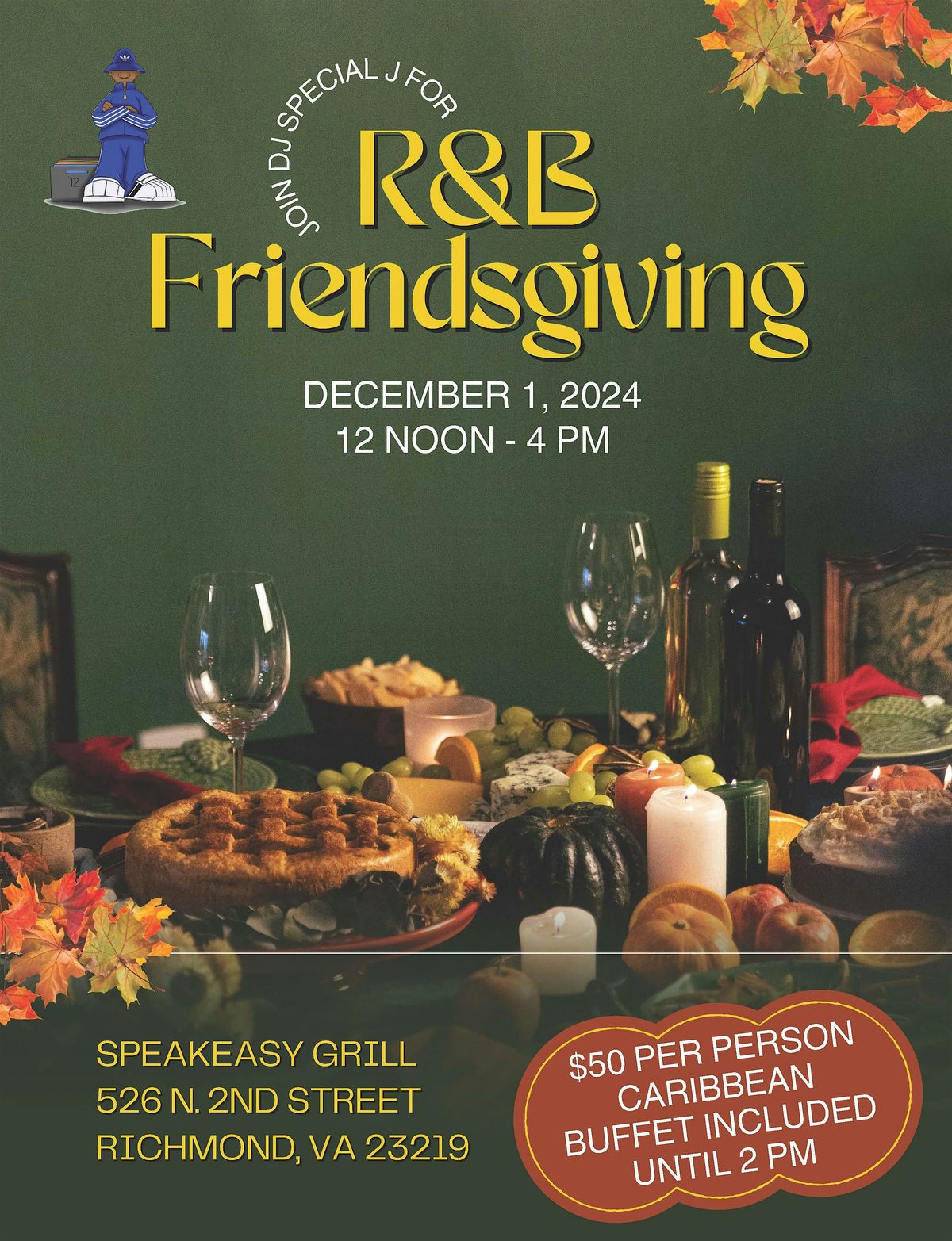 R&B Friendsgiving Day Party