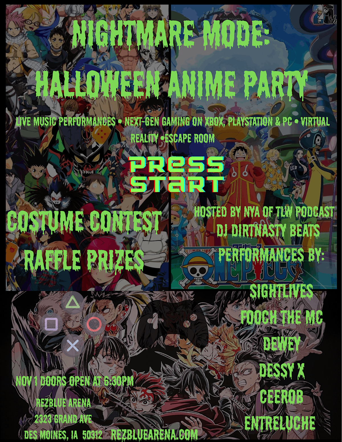 Nightmare Mode: Halloween Anime Mashup!