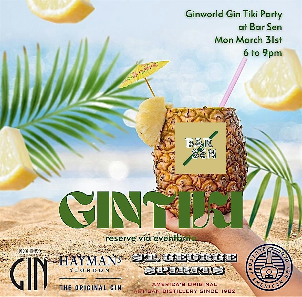 Ginworld OKC Gin Tiki Pop Up at Bar Sen 3\/31