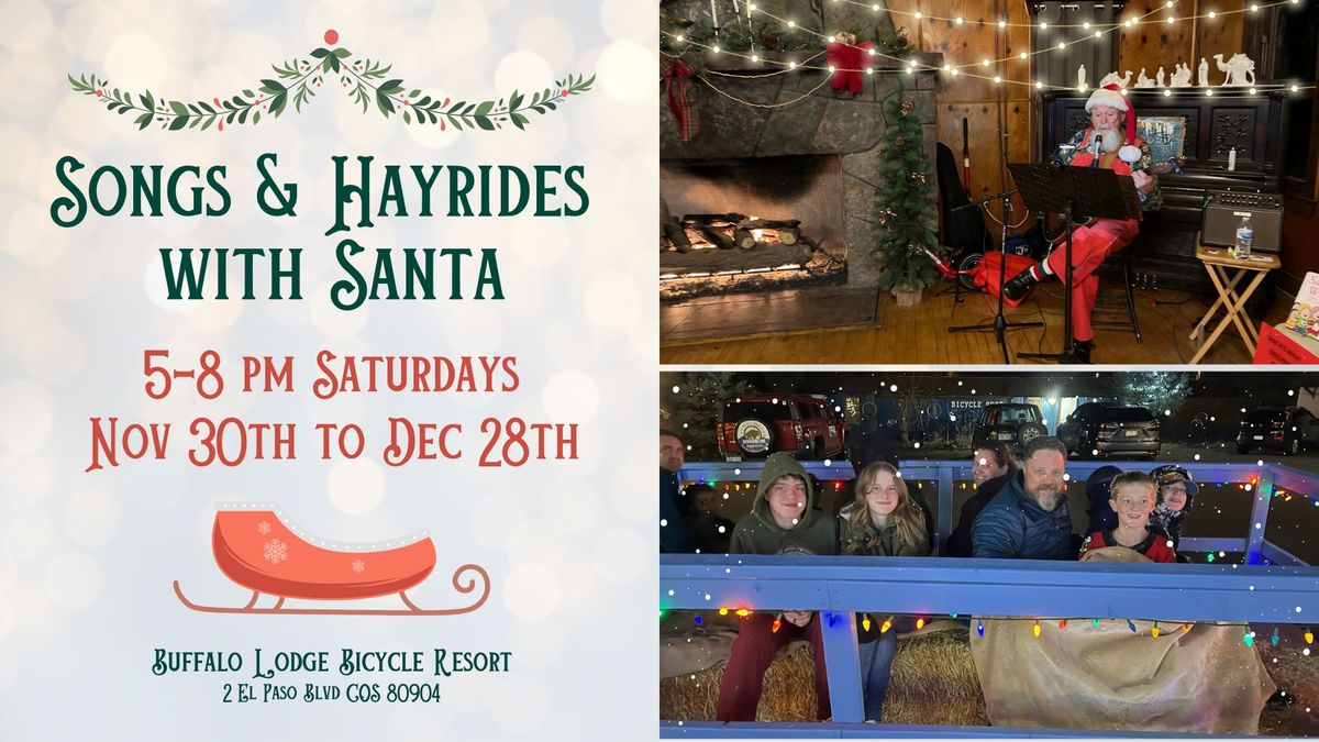 Songs and Hayrides with Santa