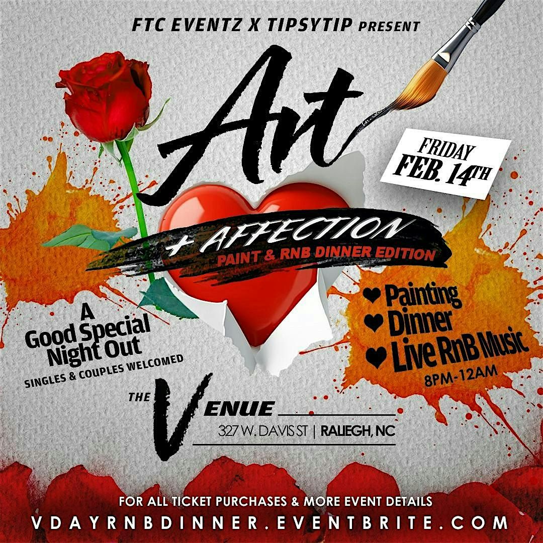 Art & Affection: Paint & RnB Dinner Edition