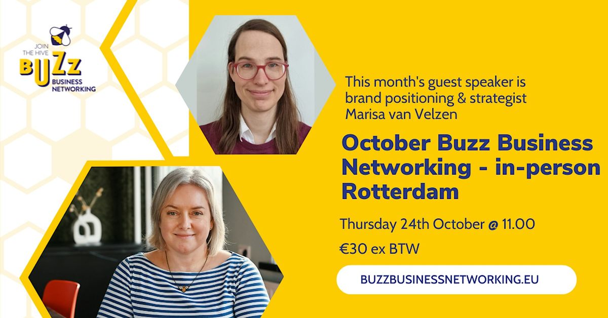 Oct 2024 Buzz Business Networking Meet Up \u2013 Rotterdam