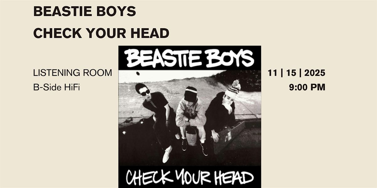 Beastie Boys: Check Your Head