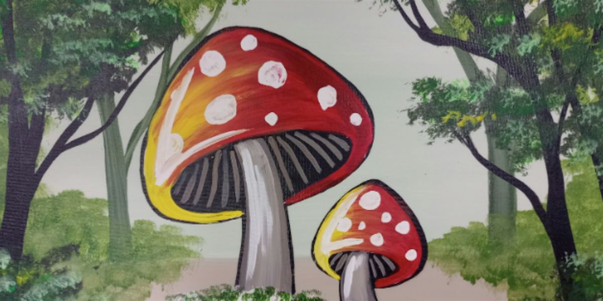 Fungi in the Forest - Paint and Sip by Classpop!\u2122