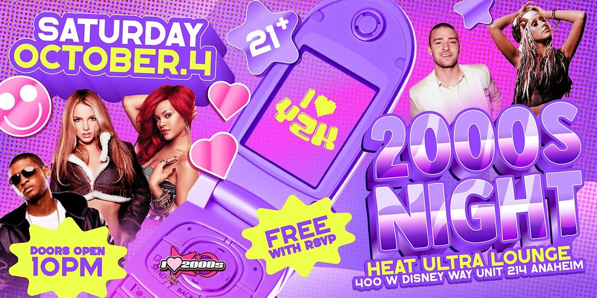 BIGGEST 2000s PARTY @ HEAT ULTRA LOUNGE OC