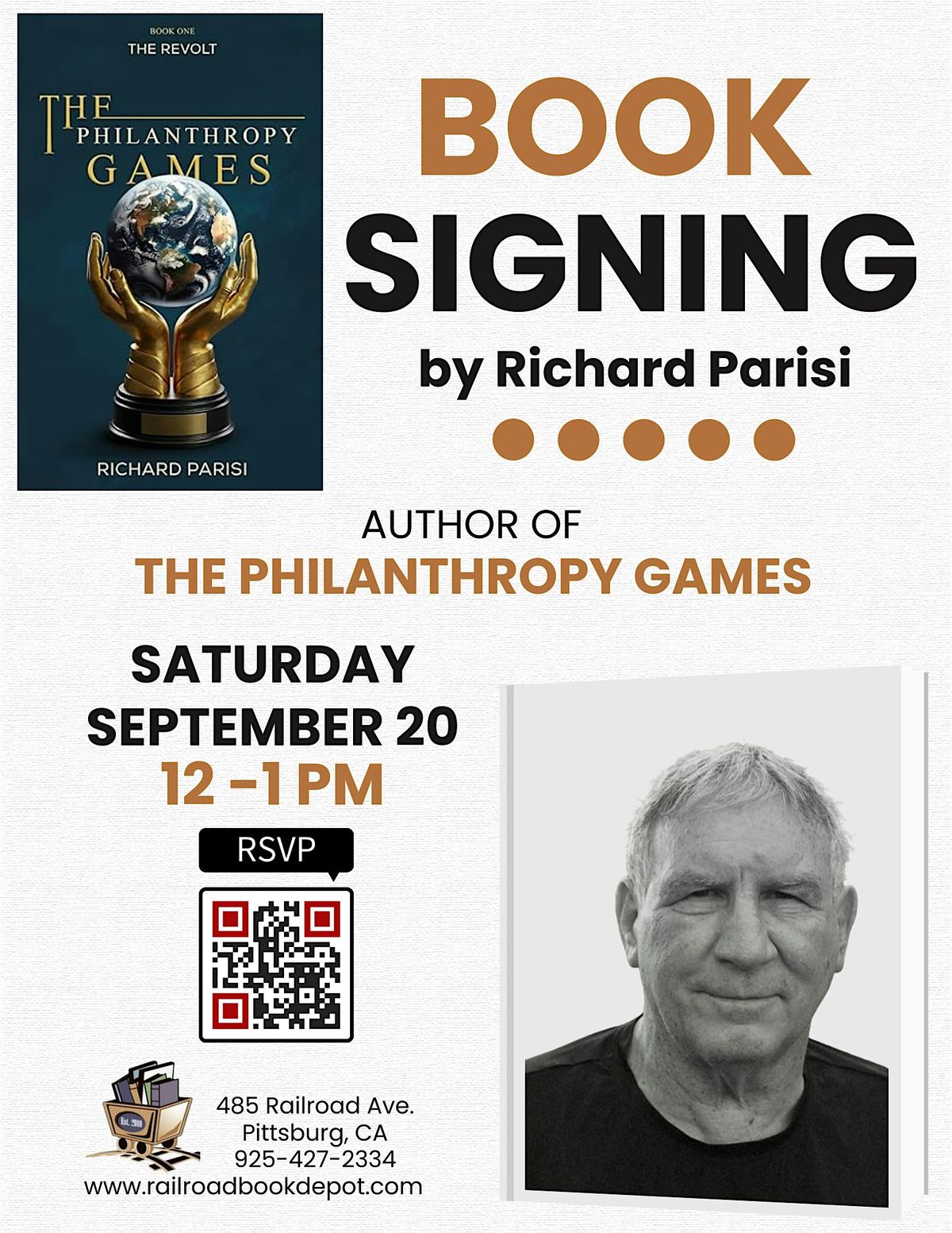 "The Philantropy Games" Book Signing by Richard Parisi