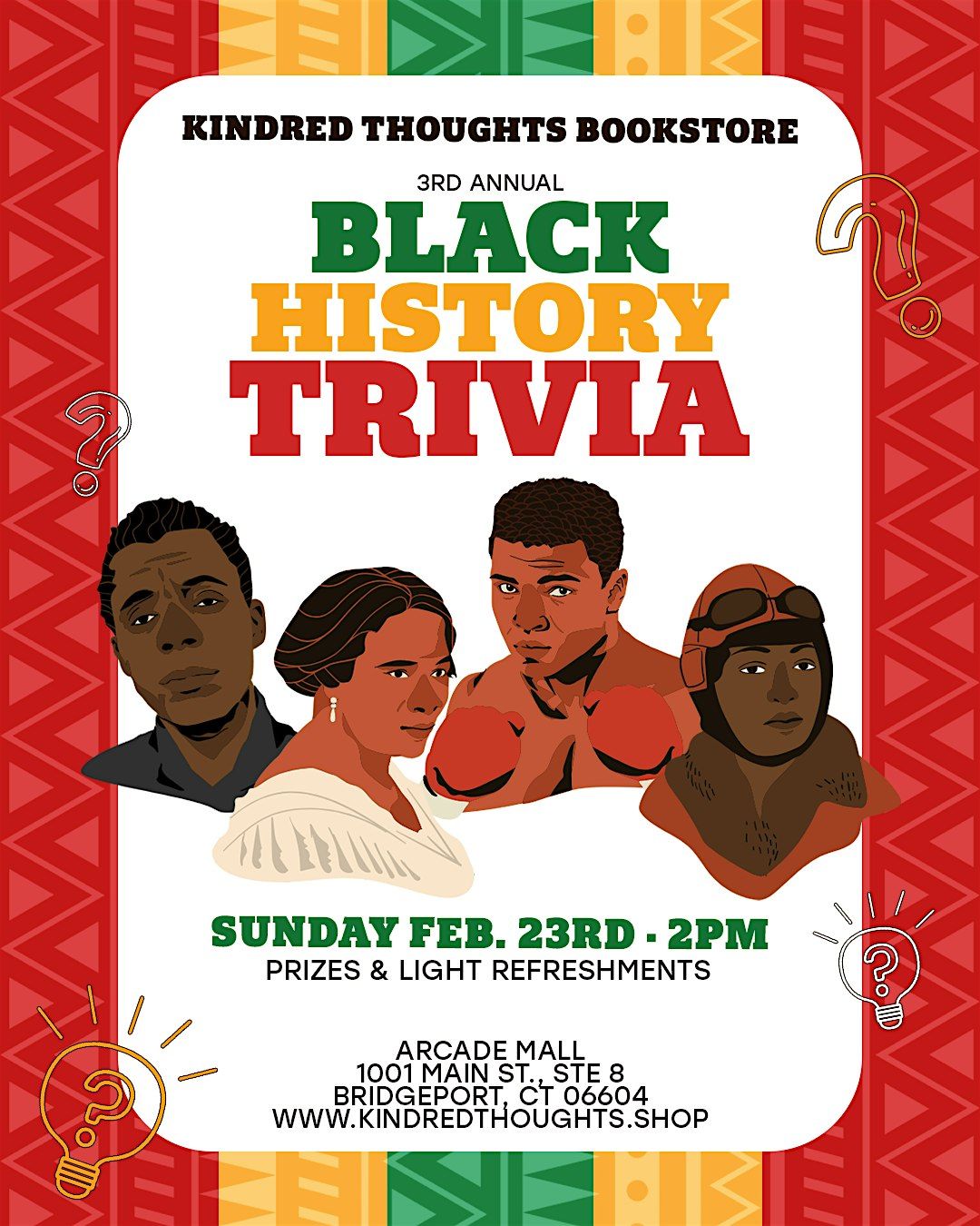 Kindred Thoughts 3rd Annual Black History Trivia