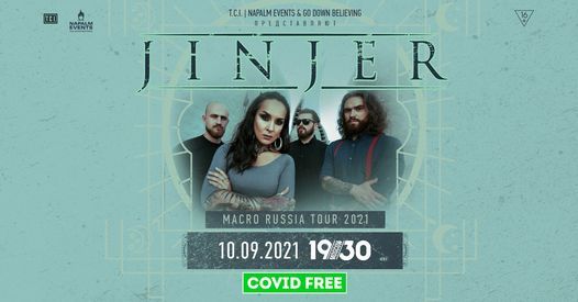 Jinjer 10.09.2021 | 1930 Moscow. COVID-FREE