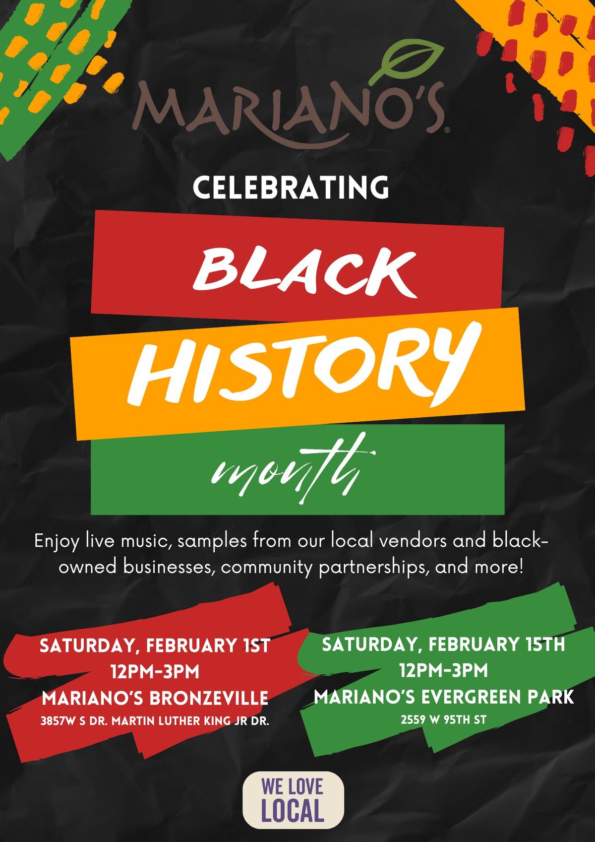 Celebrating Black History Month Kick-Off! Bronzeville Mariano's