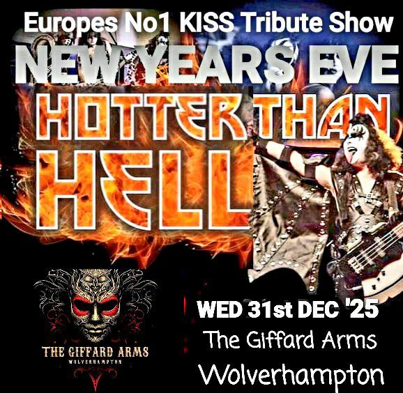 Wolverhampton New Years Eve: Hotter Than Hell Kiss Tribute Show