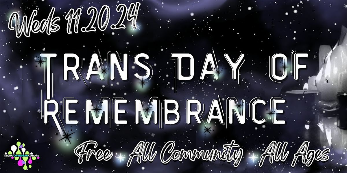 Trans Day of Remembrance 2024