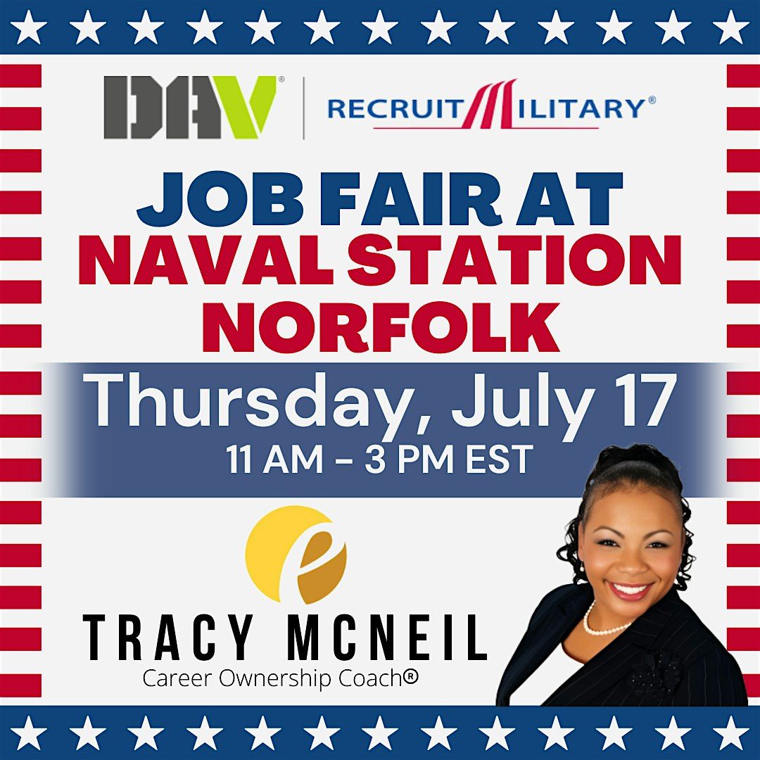 Job Fair at Naval Station Norfolk